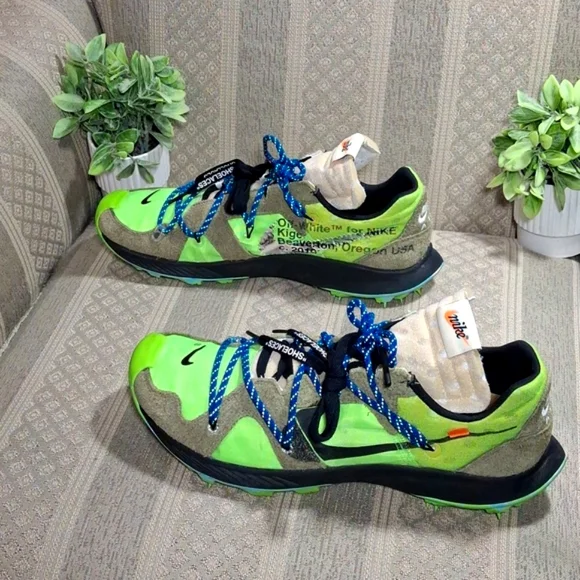 Nike Zoom Terra Kiger X Off White Electric Green Sneakers